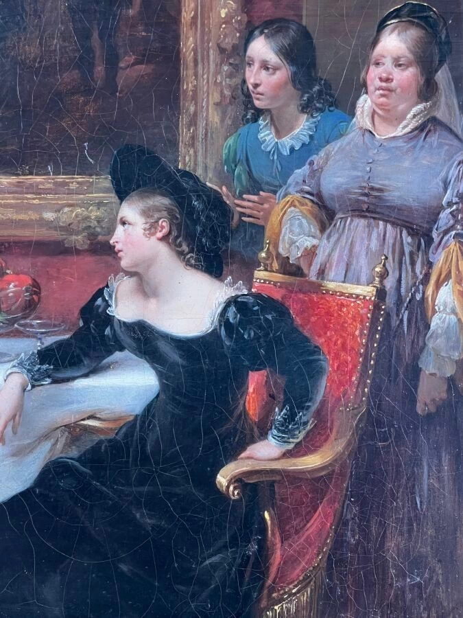 Spiegazione del dipinto del Matrimonio di Vengeance (Gil Blas) - dettaglio